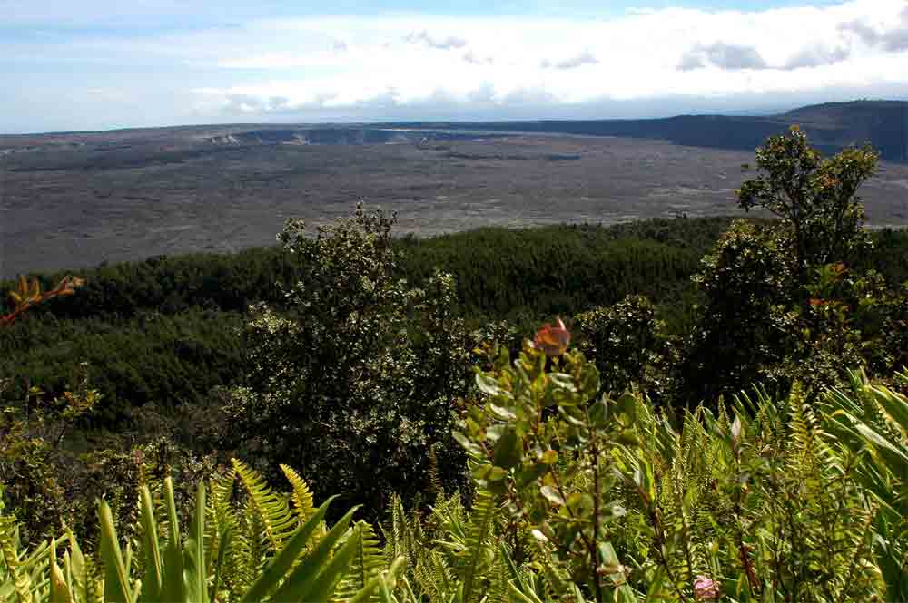 EEUU - Hawaii - isla de Hawaii - P. N. de los volcanes - caldera del Kilauea